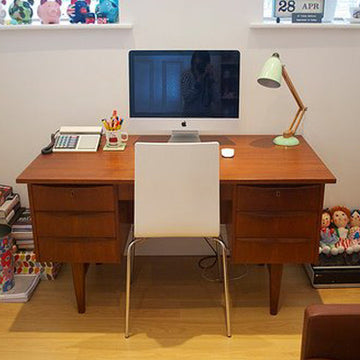 Mid century, Danish desk - fully restored
