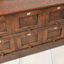 Antique Pitch Pine School Storage Cabinet Lockers 2208f
