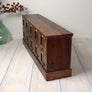 Antique Pitch Pine School Storage Cabinet Lockers 2208f