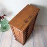 Vintage Oak Apothecary Haberdashery Drawers.