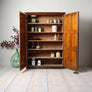 Antique Oak School Storage Cupboard Kitchen Larder 2908g