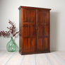 Antique Oak School Storage Cupboard Kitchen Larder 2908g