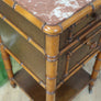 antique_faux_bamboo_marble_french_nightstand_bedside_table