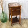 antique_faux_bamboo_marble_french_nightstand_bedside_table