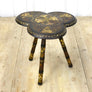 antique_kashmiri_decorative_tripod_table_painted_stool.