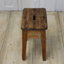 antique_rustic_vintage_pine_stool