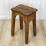 antique_rustic_vintage_pine_stool