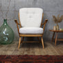 Ercol Model 364 Boucle Easy Chair (Two of a Pair) 1407d