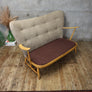 Rare Mid Century Ercol 'Model 312' Boucle Wingback Sofa - 1708l