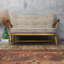 Rare Mid Century Ercol 'Model 312' Boucle Wingback Sofa - 1708l