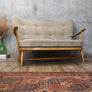 Rare Mid Century Ercol 'Model 312' Boucle Wingback Sofa - 1708l