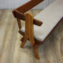Reclaimed Mid Century Medium Church Pew Bench 2704i