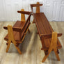 Reclaimed Mid Century Church Pews Benches - Bespoke Size - Made to order