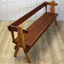 Reclaimed Mid Century Large Church Pew Bench 2704h