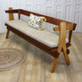 Reclaimed Mid Century Large Church Pew Bench 2704h