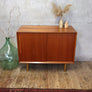 Danish Teak Media Cabinet Sideboard - 1609h