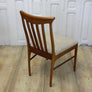 Six Mid Century McIntosh Teak Dining Chairs 1901f
