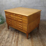 vintage_mid_century_oak_architects_plan_chest_map_drawers