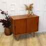 Mid Century Teak Media Cabinet Sideboard 0705e