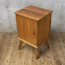 Mid Century Alfred Cox Walnut Bedside Tables x 2 - 0112a