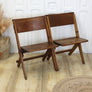 rustic_oak_vintage_folding_church_pew_chairs