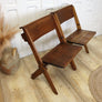 rustic_oak_vintage_folding_church_pew_chairs