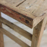 Rustic Vintage Elm Console Table 0912e