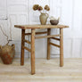 Rustic Vintage Elm Console Table 0912e