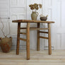 Rustic Vintage Elm Console Table 0912e