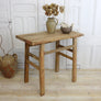 Rustic Vintage Elm Console Table 0912e
