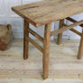 Rustic Vintage Elm Console Table 0912e