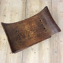 Vintage African Hand Carved Ashanti Stool 0207e