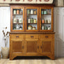 vintage_antique_oak_dresser_kitchen_cabinet_hutch