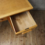 Mid Century Rustic Beech School Desk - 2207e