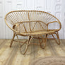 Vintage Bohemian Bamboo Cane Sofa 1005f