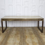 vintage_brass_travertine_coffee_table_midcentury