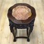 vintage_chinese_carved_marble_hardwood_plant_stand_jardiniere_antique_table