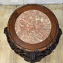 vintage_chinese_carved_marble_hardwood_plant_stand_jardiniere_antique_table