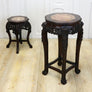 vintage_chinese_carved_marble_hardwood_plant_stand_jardiniere_antique_table