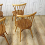 Four Vintage Ercol Model 376 Candlestick Chiltern Chairs 1603c