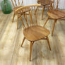 Four Vintage Ercol Model 376 Candlestick Chiltern Chairs 1603c