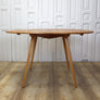 Vintage Ercol Model 383 Drop Leaf Oval Dining Table 2609a