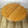 Vintage Ercol Model 383 Drop Leaf Oval Dining Table 2609a