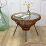 Mid Century Rattan Franco Albini Coffee Table 2211b