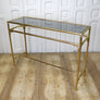 vintage_hollywood_regency_gold_glass_console_table