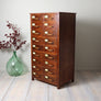 vintage_large_apothecary_pitch_pine_bank_of_drawers_architect