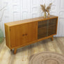 vintage_meredew_oak_display_cabinet_sideboard