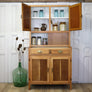 Vintage Oak Freestanding Kitchen Larder Cabinet 0404k