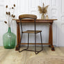 vintage_oak_art_deco_rustic_desk_side_table