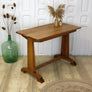 vintage_oak_art_deco_rustic_desk_side_table